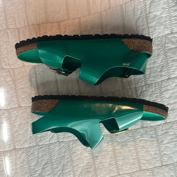 Women's Big Buckle Birkenstocks Green Size 40 - Picture 5 of 7